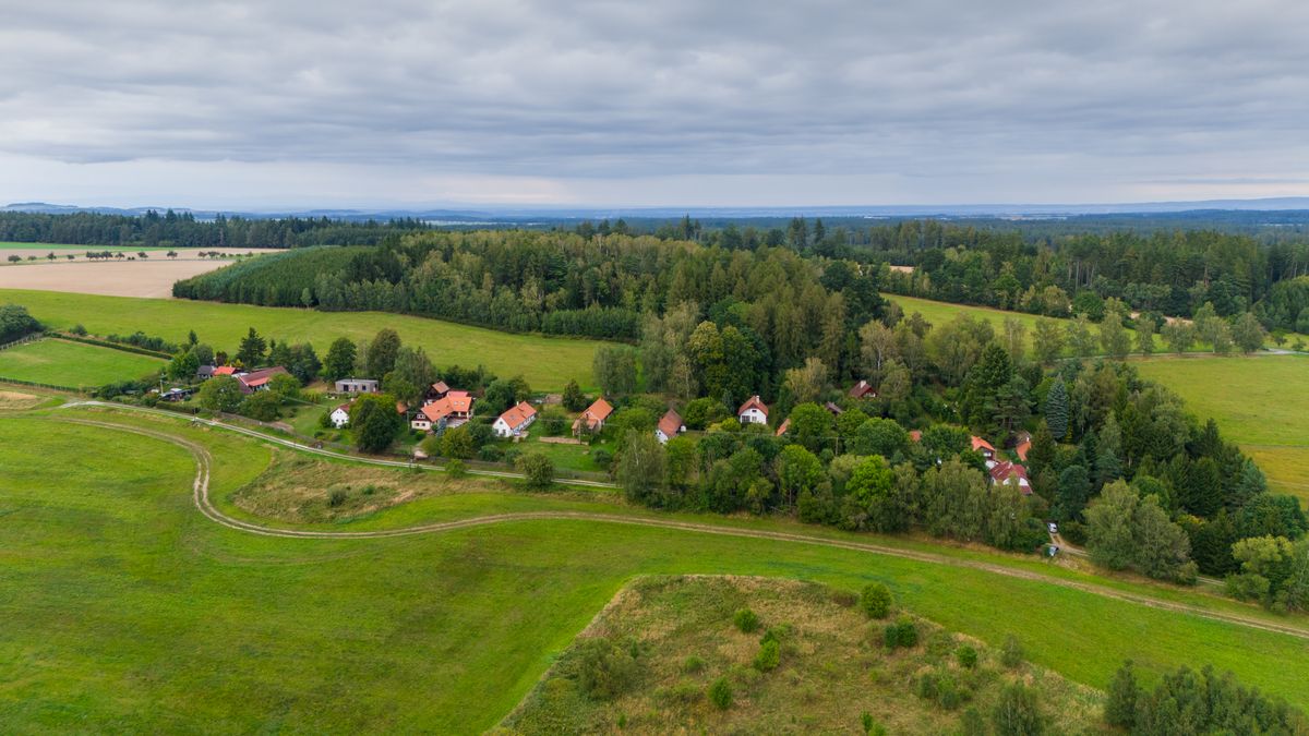 Pohled na krajinu Táborska
